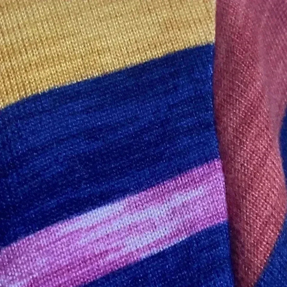 Bobeau striped cardigan sweater top MEDIUM M - Picture 9 of 12